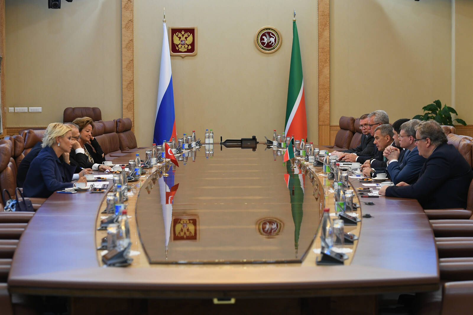 Встреча Президента Республики Татарстан Р.Н.Минниханова с делегацией Стамбульского Кент университета