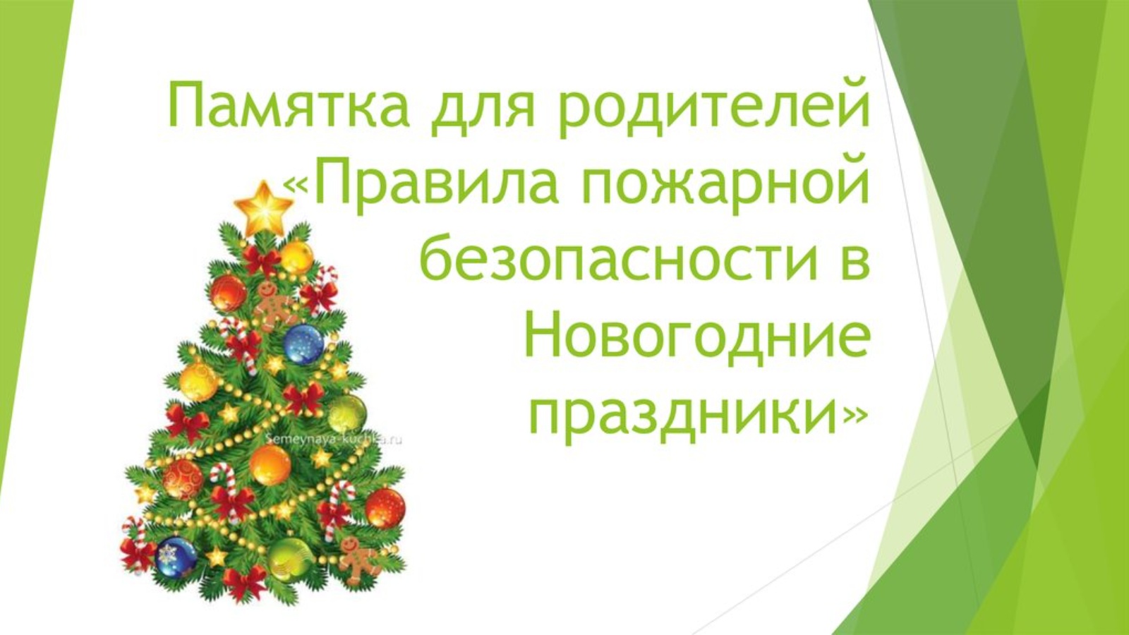 ПАМЯТКА по правилам пожарной безопасности в период проведения новогодних  праздников | 29.12.2022 | Чистополь - БезФормата