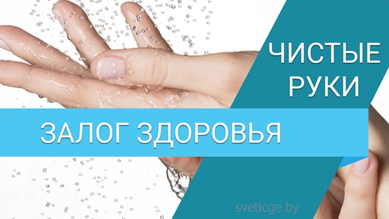 Чистые руки залог здоровья