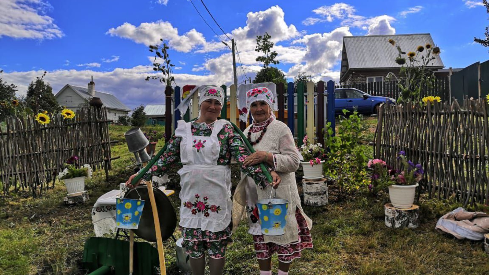 У родника в деревне Кулушево состоялась красивая встреча. | 08.09.2022 |  Набережные Челны - БезФормата