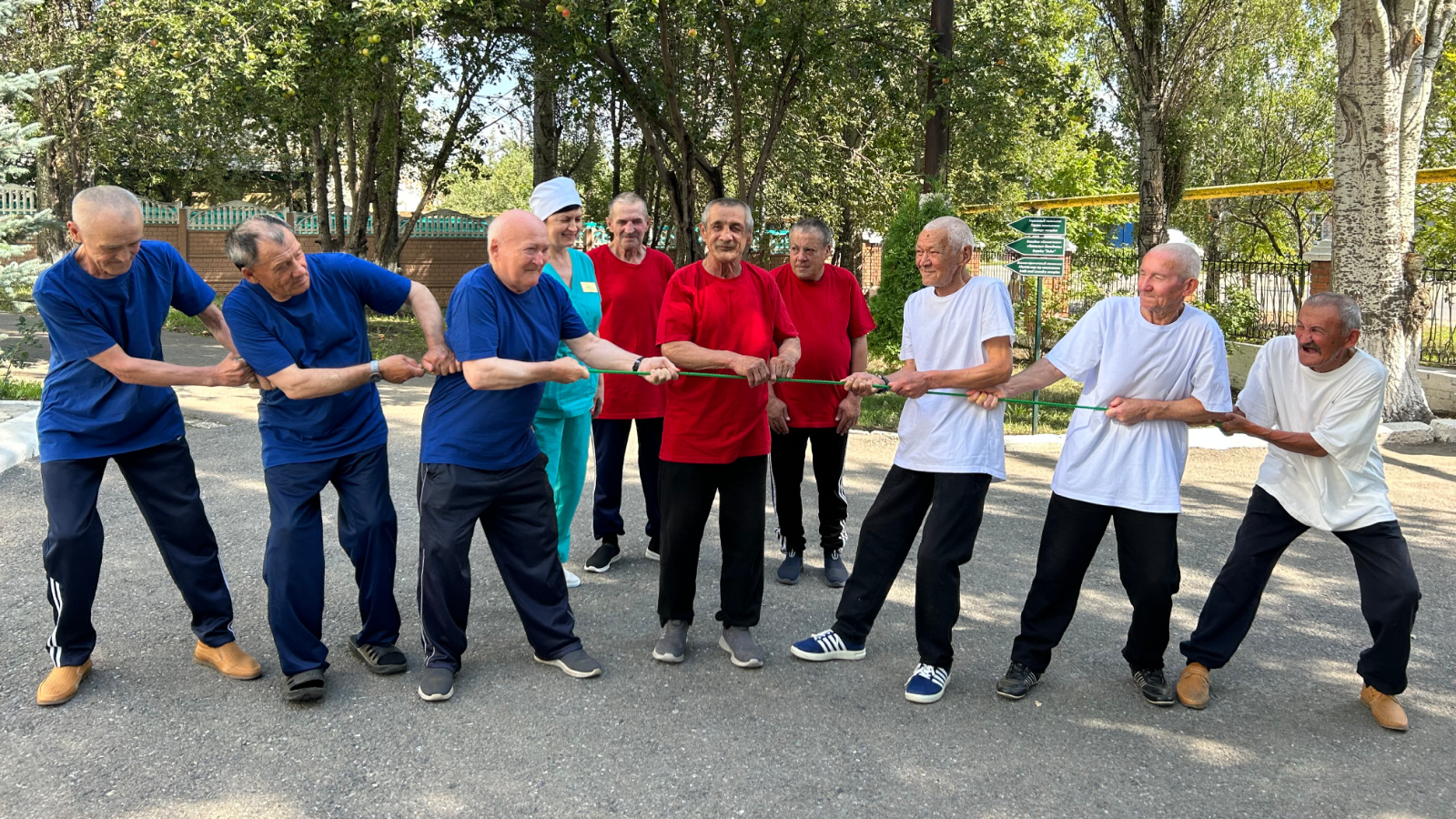 В Буинском доме-интернате провели День физкультурника | 14.08.2023 | Казань  - БезФормата