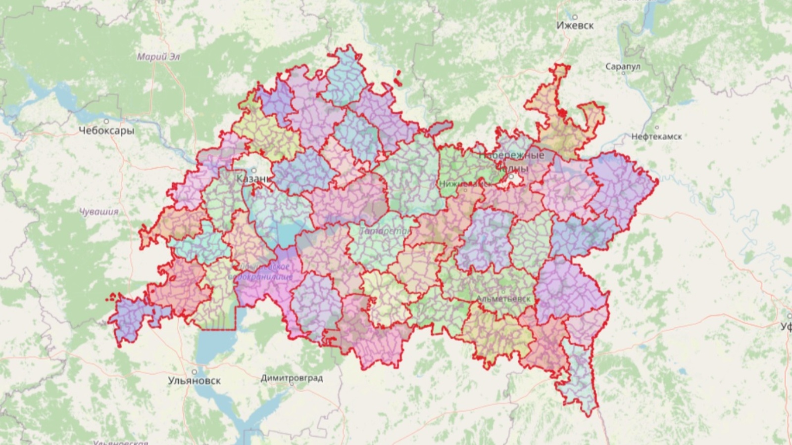 Публичная карта республики татарстан