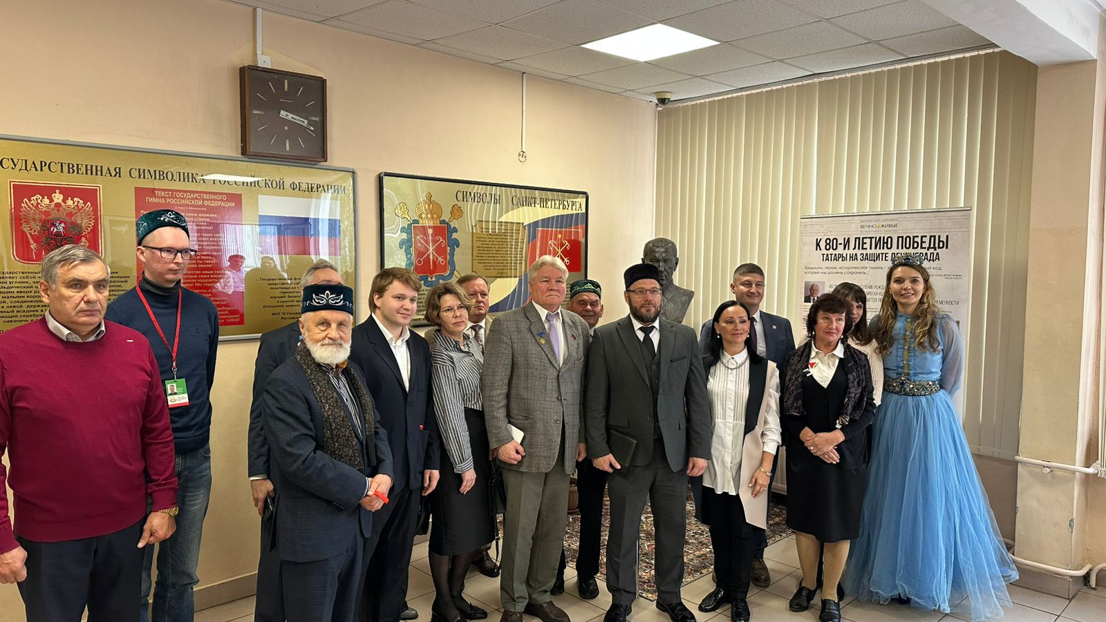 Санкт-Петербургта Советлар Союзы Герое Муса Җәлилгә бюст ачтылар