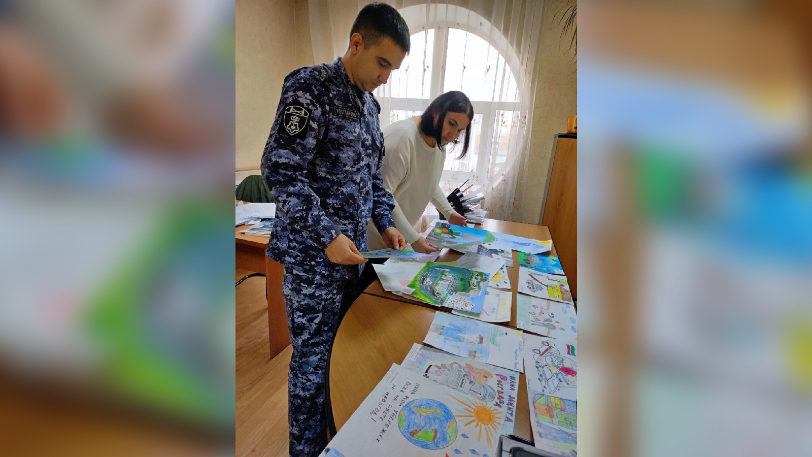 В Казани подвели итоги конкурса детского рисунка к 70-летнему юбилею вневедомственной охраны Росгвардии