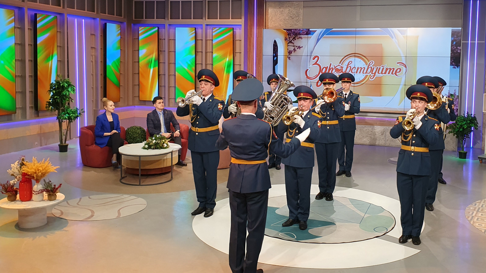 Военный оркестр казанского полка Росгвардии исполнил «Прощание славянки» в канун 140-летия ее автора - полковника Василия Агапкина для зрителей телеканала «Татарстан - Новый Век»