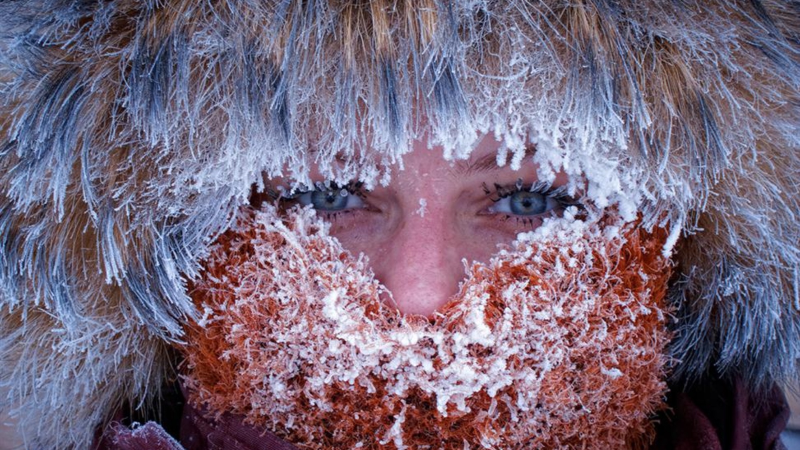 Сильно холодно. Сильный Мороз. Аномальные Морозы. Иней на волосах. Иней на ресницах.