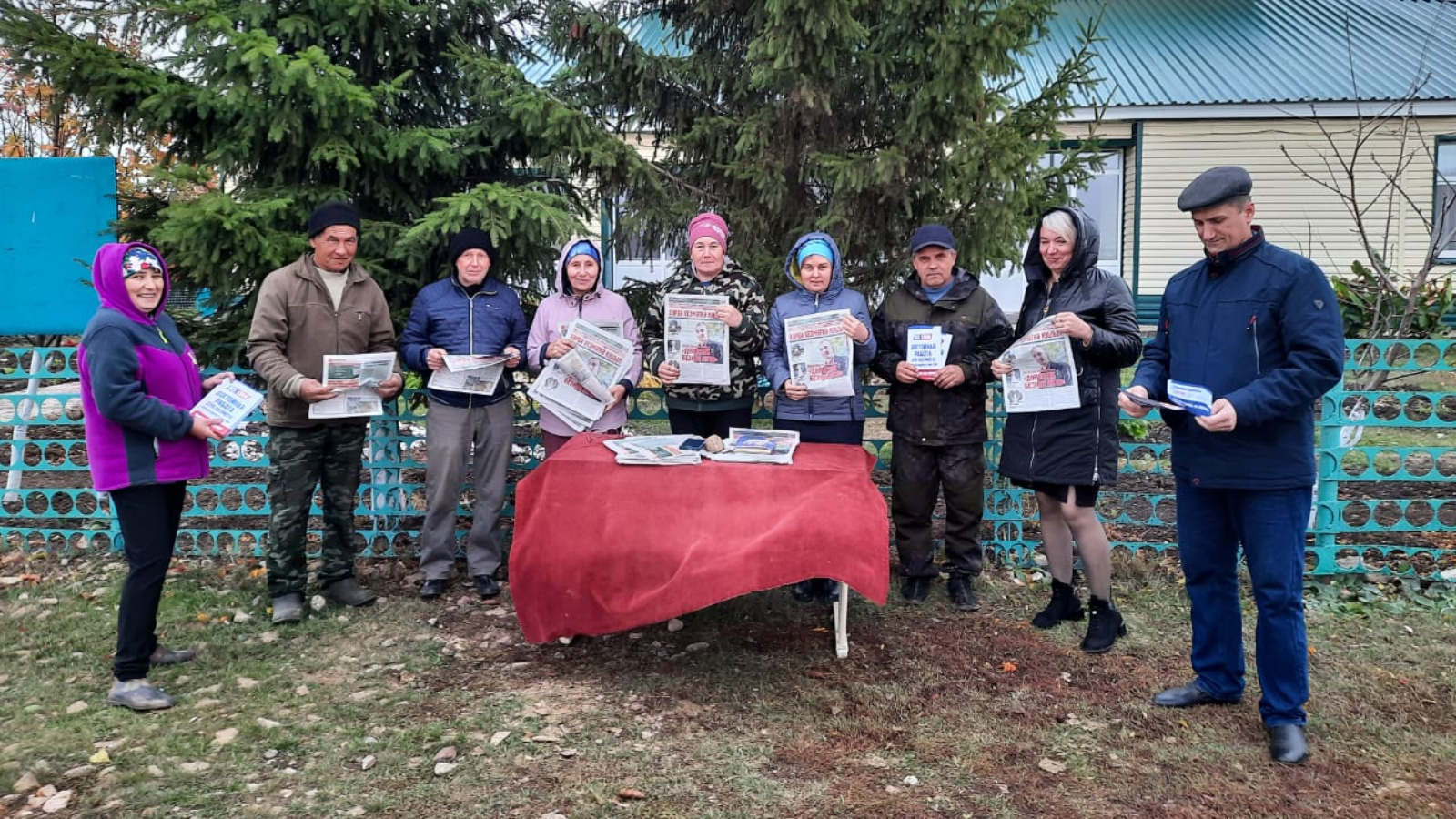 В ходе масштабной патриотической акции «ВСЕ СВОи» в сельских поселений  нашего района организованы пикеты | 17.10.2023 | Аксубаево - БезФормата