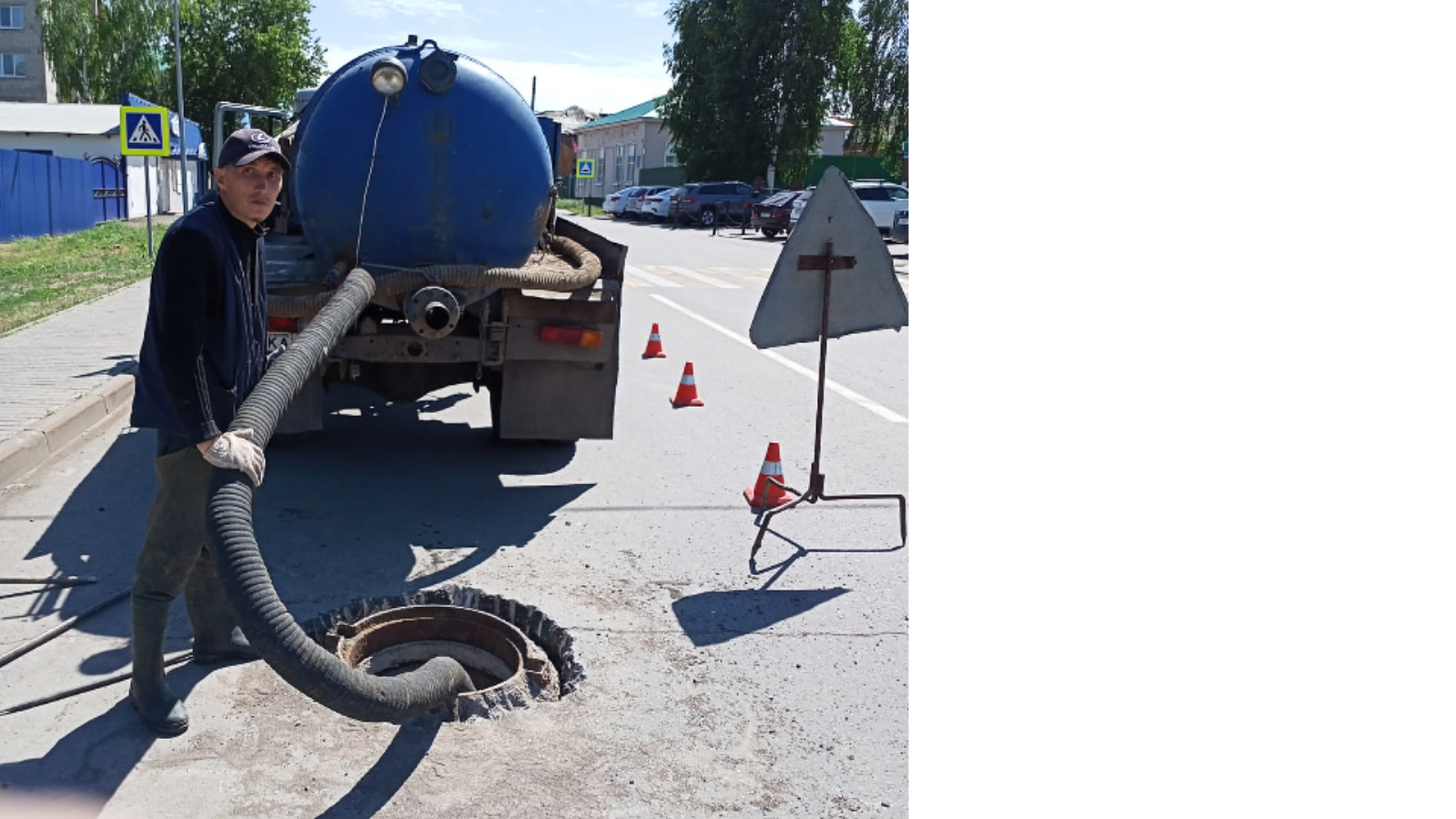 Устранение неисправностей на магистральных сетях водоотведения | 14.06.2024  | Аксубаево - БезФормата