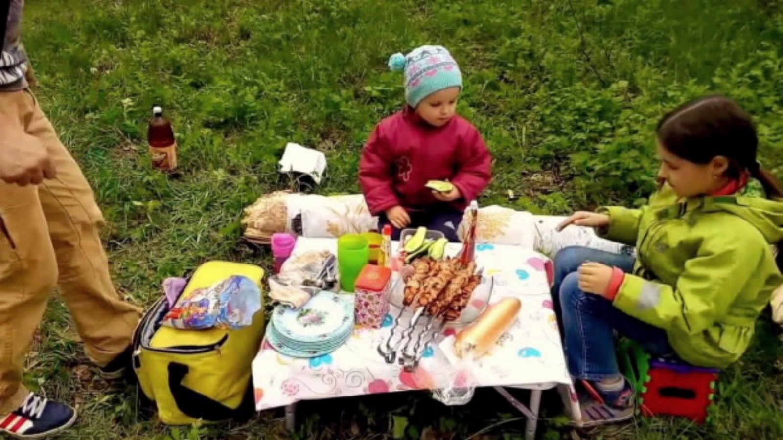 Пикник с детьми