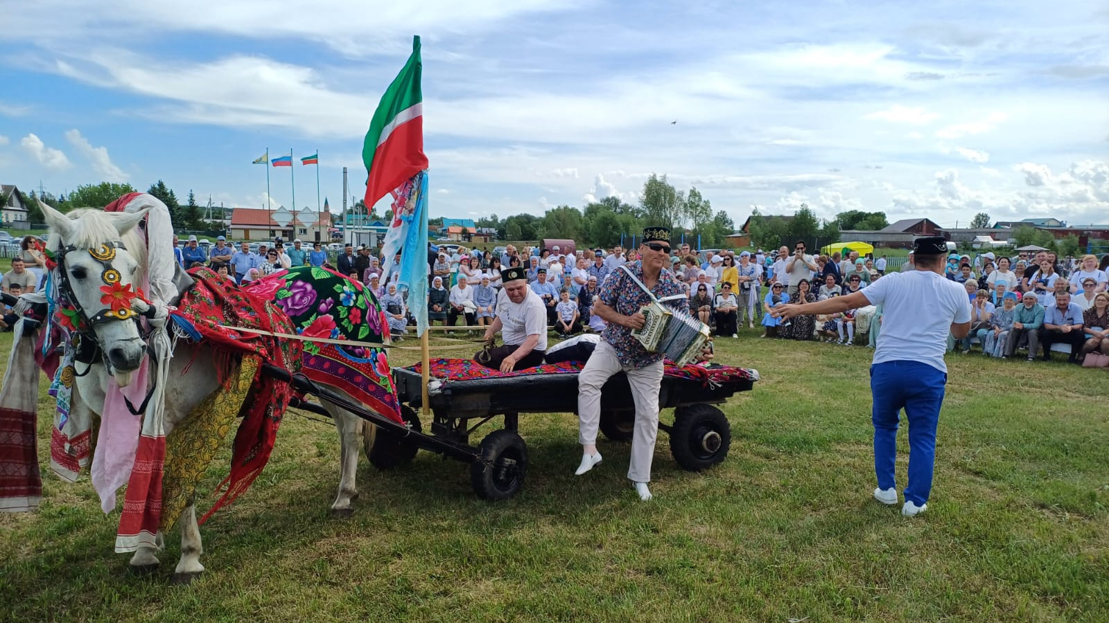 Сабантуй в Большекибячинском сельском поселении | 11.06.2024 | Богатые Сабы  - БезФормата