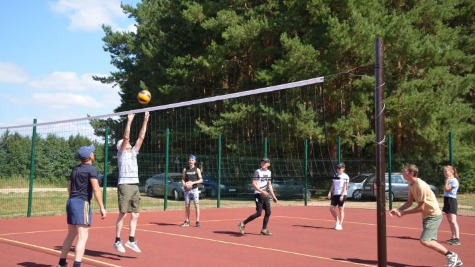 Волейбольная площадка Чистяковская роща